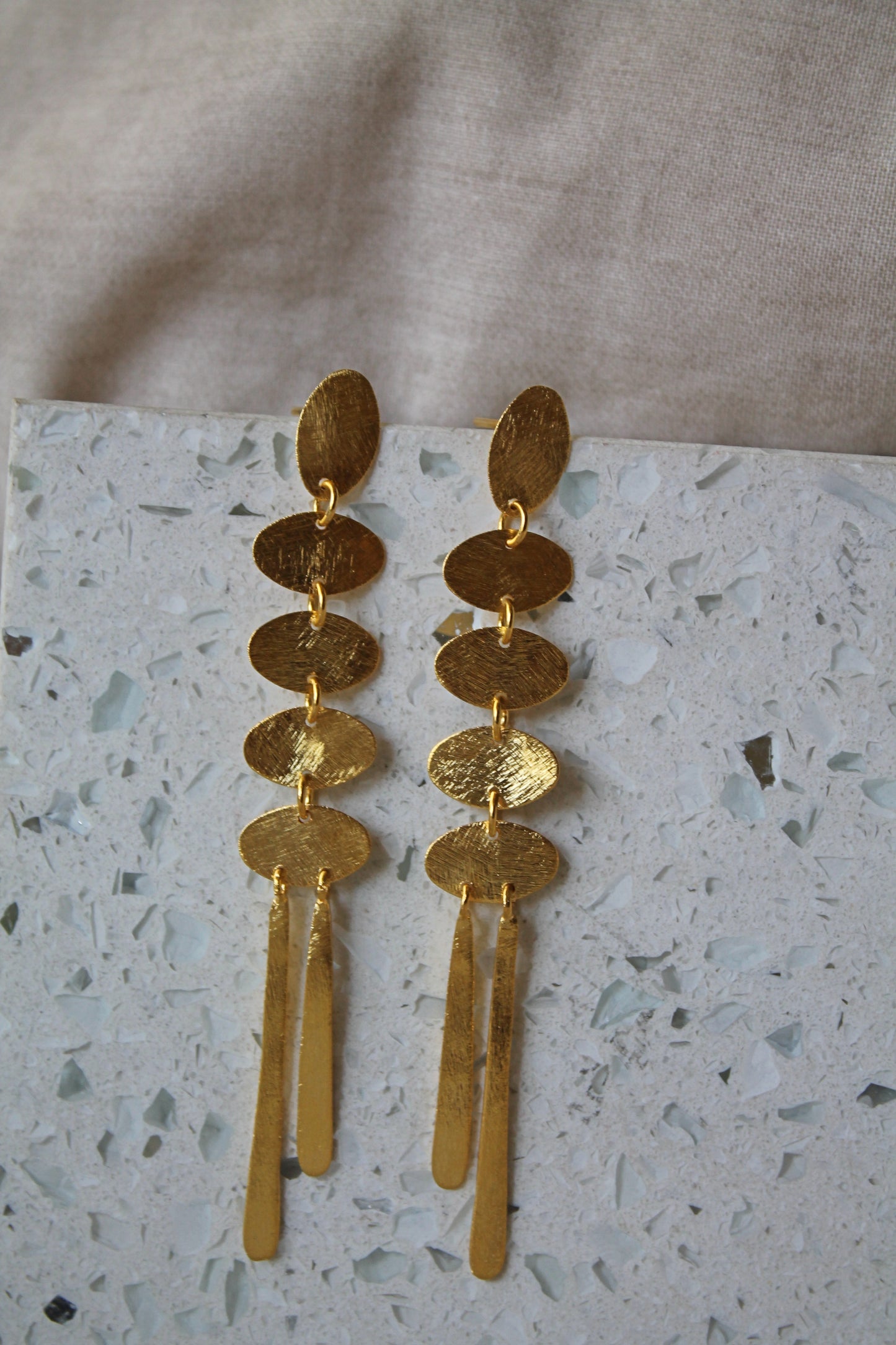 Aros plata 925 enchapados en oro